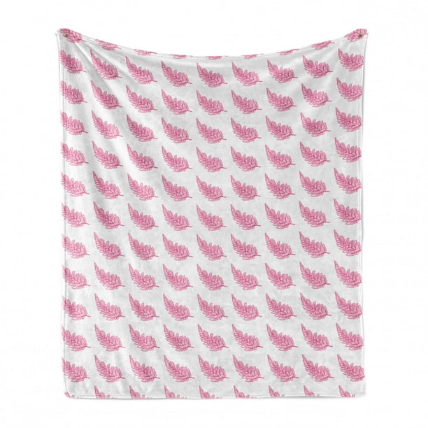 Cozy Plush for Indoor and Outdoor Use Forest Leafage in Soft Tones Fern Branches Jungle Hipster Mother Nature Art 50 x 60 Pink and White Ambesonne Botanic Soft Flannel Fleece Throw Blanket Cozy Plush for Indoor and Outdoor Use Forest Leafage in Soft Tones Fern Branches Jungle Hipster Mother Nature Art 50 x 60 Pink and White Ambesonne Botanic Soft Flannel Fleece Throw Blanket